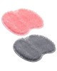 2PACK Shower Foot Scrubber Mat Back Washer Back Exfoliating Bath Wash Pad Wall Mounted Slip Suction Cups Foot Scrubber for Use in Shower Cups Foot Cleaner for Men and Women