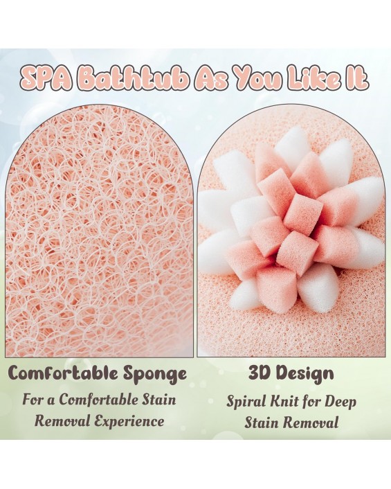 Suction Cup Bath Ball - 4PCS 3D 2-in-1 Soft Shower Sponge with Hanging, Bathroom Exfoliating Loofah Sponge for Women Men Washing, 360° Ventilation Holes Body Cleaning Brush Wash Accessories Suction Cup Bath Ball - 4PCS 3D 2-in-1 Soft Shower Sponge with Hanging, Bathroom Exfoliating Loofah Sponge for Women Men Washing, 360° Ventilation Holes Body Cleaning Brush Wash Accessories