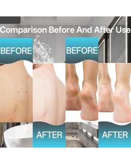 Dual-Sided Shower Scrubber Mat - Exfoliating Foot Mat & Back Cleaner with Wall Mount Suction Cups | Bath Accessory for Men & Women 